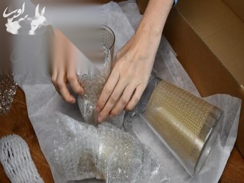 نحوه بسته بندی لیوان در اسباب کشی